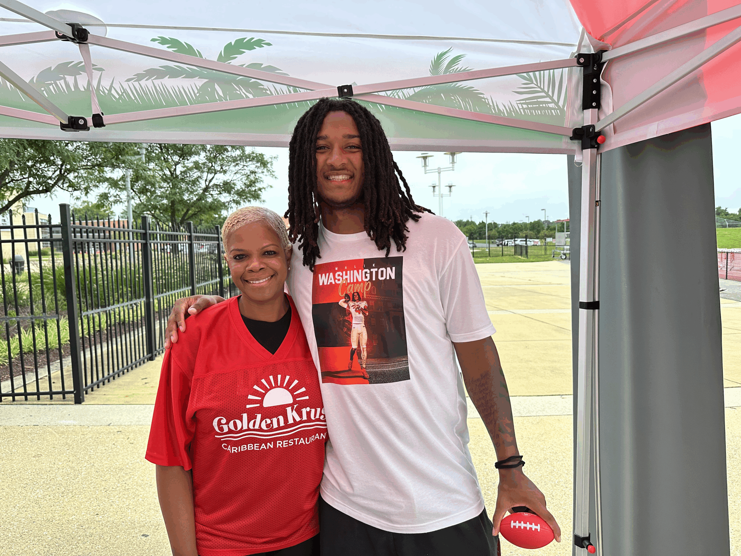 Malik Washington Youth Football Camp Fed by Golden Krust
