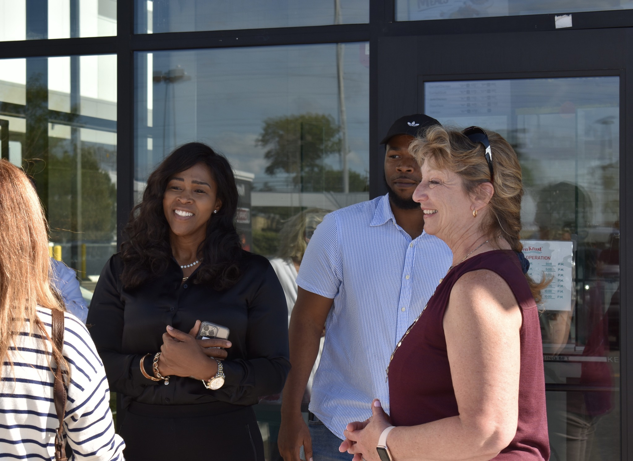 Mayor Laura Hoydick & DoingItLocal Welcome Golden Krust Stratford