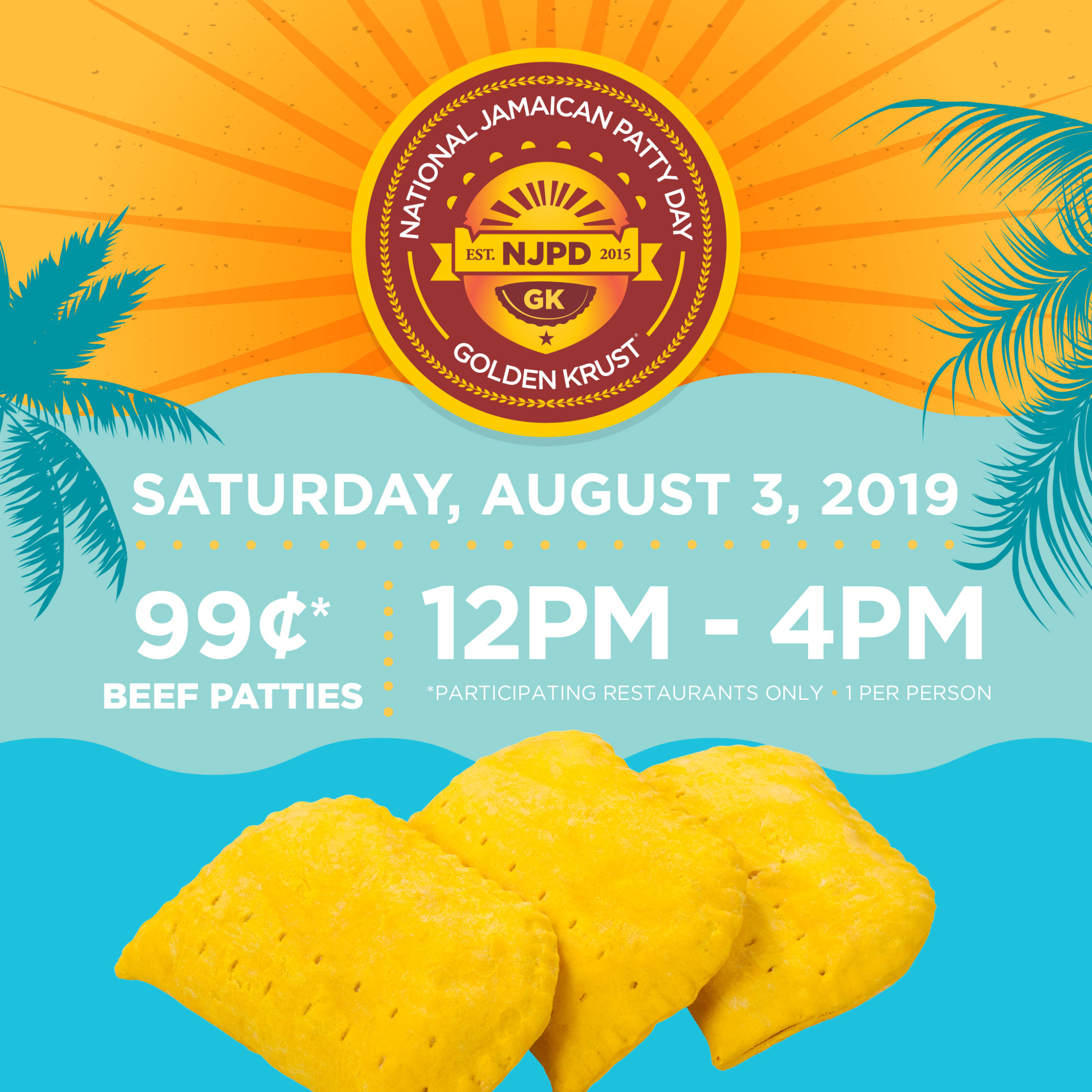 Golden Krust’s 5th Annual National Jamaican Patty Day