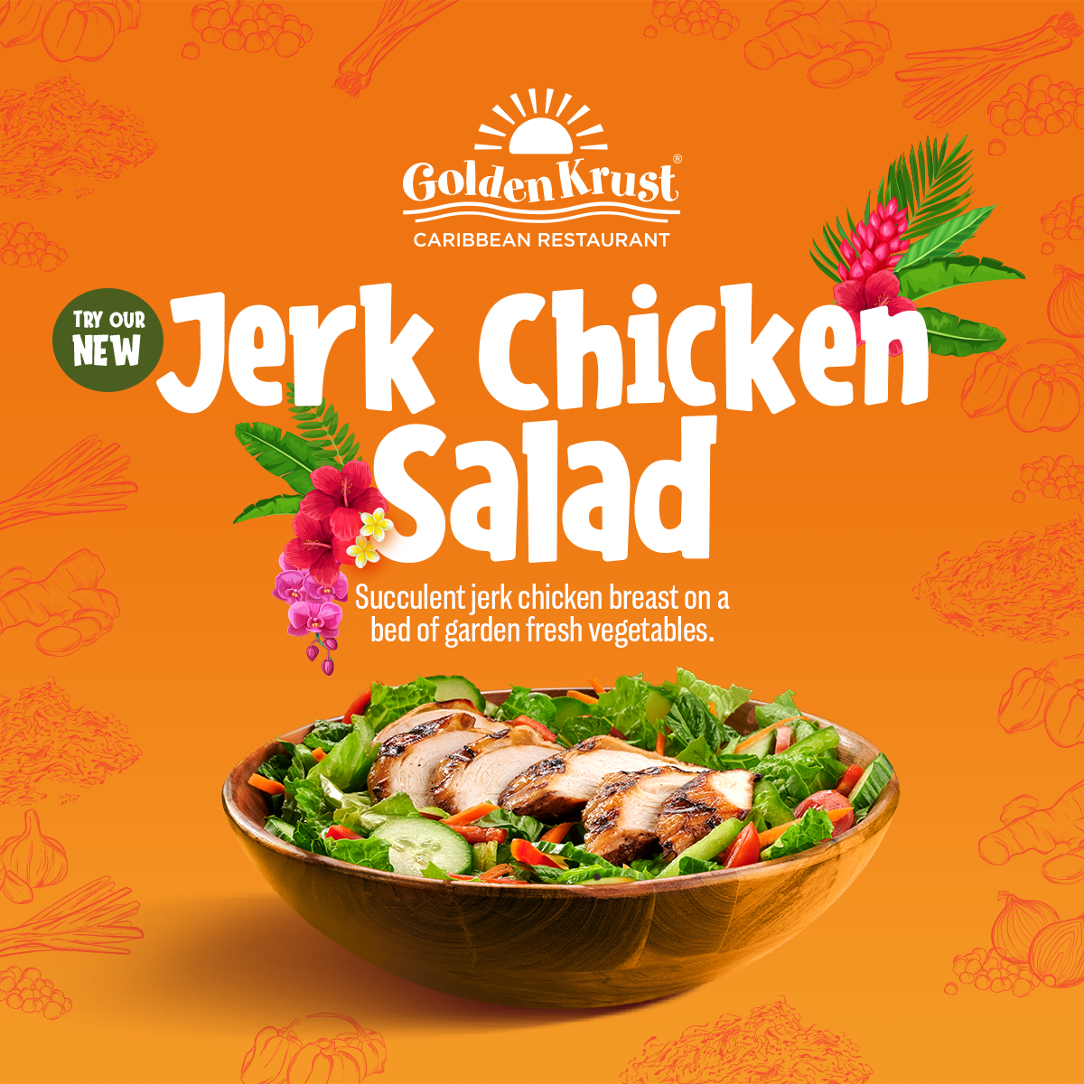 Golden Krust Unveils the Irresistible Jerk Chicken Salad