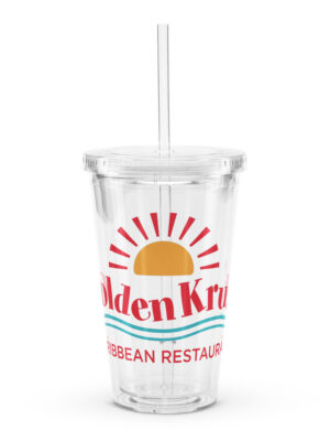 GK Clear plastic tumbler