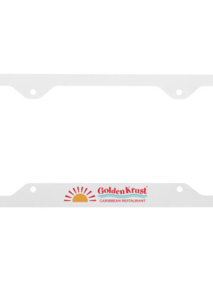 GK Metal license plate frame